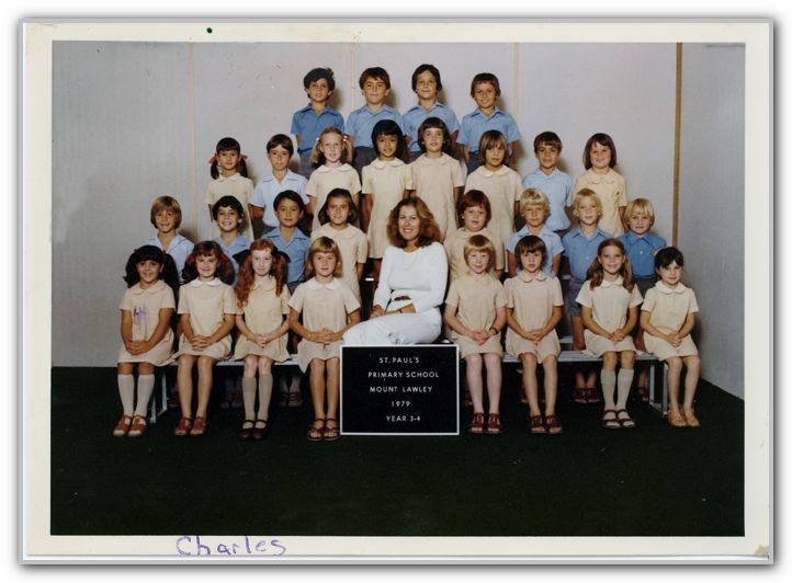 CJ St Pauls School Photo year 3-4 1979